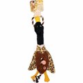 Pamperedpets 14 in Skinneeez Mini Tugs Forest Ducks Dog Toy Assorted Color PA787650